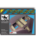 1 To 72 B-2 Spirit Bomb Bay And Wheel Bays Resin Upgrade Set For Modelcollect Kit Ultra Detailed Aircraft Interior