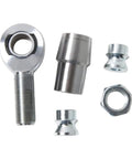 Heavy Duty 7/8 Inch Heim Joint Rod End Kit With 0.875 Threads For Custom Suspension Linkages Tracking Arms And Traction Bars showing components and fittings.