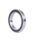 6806-2RS Deep Groove Ball Bearing 30x42x7mm with double rubber seal, side view. Ideal for machinery, motors, RC cars, and hobby projects.