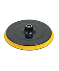 7 Piece Hook And Loop Sanding Disc Set 4.53 Inch M14 Compatible For Angle Grinders includes backing pad for heavy duty surface finishing.