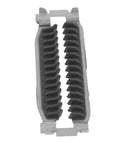Automatic Tape Cutter Baffle Plate Replacement For Tape Dispensers Universal Compatibility Spare Part For Packaging And Shipping Tasks Easy Install Reduces Manual Adjustments And Downtime Craft And Shipping Tape Ready, gray plastic insert