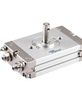 Heavy Duty Rack And Pinion Rotary Actuator Built Tough CRQ2B Series compact aluminum device for precise pneumatic driving.