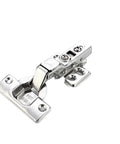 Hydraulic Soft Close Cabinet Door Hinges, 4 Piece Set, Stainless Steel, Quiet Dampers for Preventing Slams, Rust Resistant Hardware