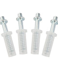Heavy Duty Bifold Door Top Pivot Hardware Kit For Smooth Closet And Barn Door Upgrades includes four durable steel pins.