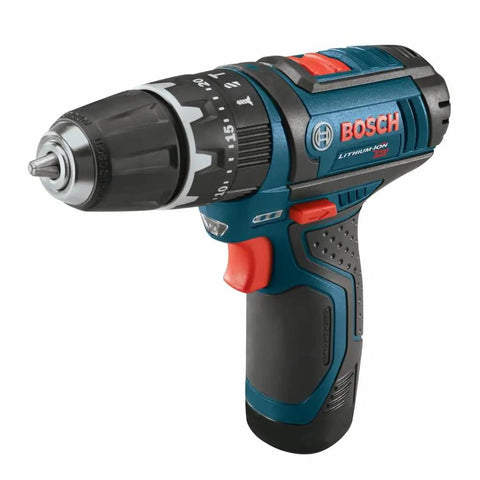 12V Max 3/8 Inch Hammer Drill Driver Bare Tool For Pros, featuring compact design and keyless chuck, shown at angle