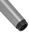ER32 Collet Chuck Holder MT4 Morse Taper Shank For CNC Milling And Lathe Tools Straight Shaft Design For Deep Hole Machining With Tight Grip And A Real Workhorse For Tool Holding. silver MT4 shank end view