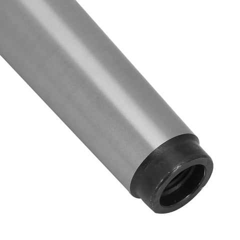 ER32 Collet Chuck Holder MT4 Morse Taper Shank For CNC Milling And Lathe Tools Straight Shaft Design For Deep Hole Machining With Tight Grip And A Real Workhorse For Tool Holding. silver MT4 shank end view