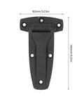 Adjustable Soft Close Door Hinges 1 Pc Zinc Alloy T Hinge For Cabinets And Doors Quiet Smooth Operation Durable Easy Install Versatile Heavy Duty Hinges, black hinge with measurements