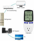 Plug In Watt Meter Power Monitor With Backlit Display for Home and Office showing real-time energy tracking for appliances