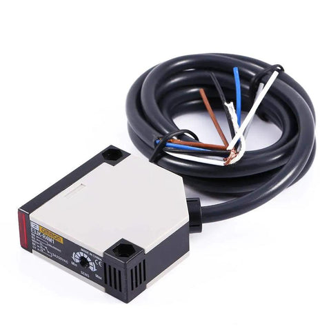 Indoor Outdoor Wall Mounted Photoelectric Sensor Switch For AC 90 To 250V 3A E3JK R4M1 Retroreflective Beam Sensor with cables