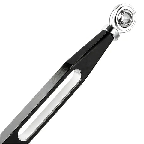 Adjustable Black Shifter Linkage For Harley Touring Bikes, CNC Billet Aluminum Gear Shift Rod, black side view