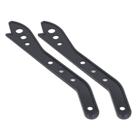 Killer Grip Woodworking Push Stick For Table Saw And Router Table With Comfortable Ergonomic Handle And Classic Black Design, two sturdy ABS push sticks.