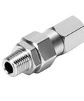 Killer Deal 10 Pack Hydraulic Hose Fittings Quarter Inch NPTF Male Crimp Connectors For Quarter Inch ID Hose Lines Leak Proof Seal Works Flawless On Truck Car Equipment High Quality Steel Easy Install Fix Any Job, 1/4 inch steel fitting