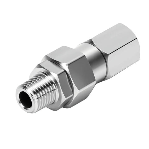 Killer Deal 10 Pack Hydraulic Hose Fittings Quarter Inch NPTF Male Crimp Connectors For Quarter Inch ID Hose Lines Leak Proof Seal Works Flawless On Truck Car Equipment High Quality Steel Easy Install Fix Any Job, 1/4 inch steel fitting