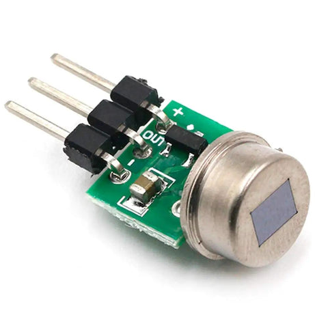 2 Pack PIR Motion Sensor Module Infrared Pyroelectric Detector For DIY Makers Projects Small Low Power IR Sensor With Auto And Manual Trigger 2.7 To 12V DC Compatible Mini Motion Detector, green PCB
