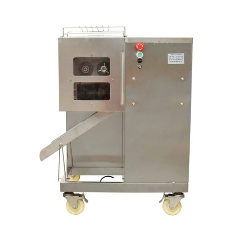 Industrial Dual-Motor Shredded Meat Cutting Machine Floor-Mounted Food Grinder With 4mm Cutter 110V 800kg Per Hour Heavy-Duty