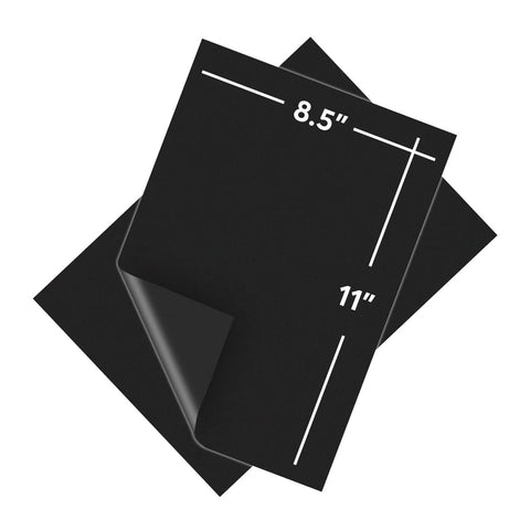 10 Pack 8.5 By 11 Inch 20 Mil Non Adhesive Rubber Magnetic Sheets With UV Coated Smooth Side for crafts and signage