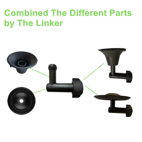Assembly diagram showing parts of a Heavy Duty Air Plunger For Toilet And Drain Unclogger With 80 Psi Power Toilet Auger And Drain Snake