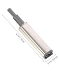 10 Pcs Stainless Steel Cabinet Latch Magnetic Door Catch Push Open Buffer Magnet Damper for Wardrobe No Fuss Easy Install