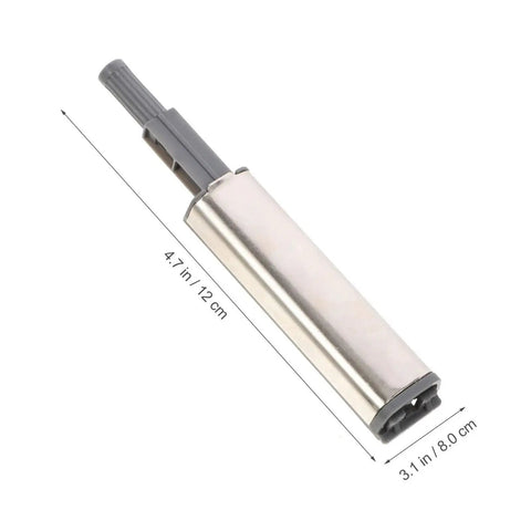 10 Pcs Stainless Steel Cabinet Latch Magnetic Door Catch Push Open Buffer Magnet Damper for Wardrobe No Fuss Easy Install
