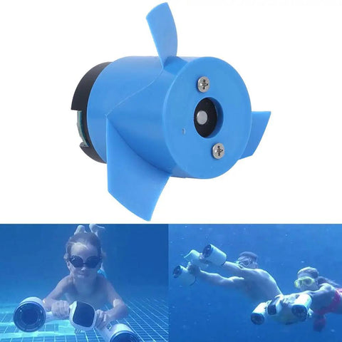 5000KV RC Underwater Thruster With 60mm Propeller For Submarines And RC Boats, beefy thrust, in use underwater for exploration