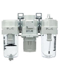 Type F.R.L. Pneumatic Unit For ACG20 30 40 Series With 02G1 Valve, Pro Grade Air Preparation System, one-color module front view