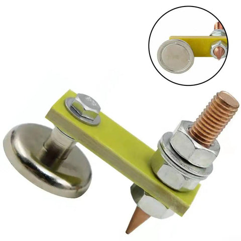 Light Duty Welder Magnetic Holding Kit With Four Rare Earth Magnets Delivers Up To 3 Kg Suction For Substructure Welding, adjustable-angle steel magnet with copper grounding tail