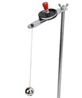 Hands On Pendulum Physics Kit handheld showing metallic arm with clear dial and sphere for swing experiments.