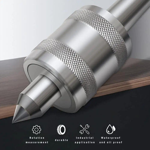 MT4 Long Nose Live Center With Morse Taper Pro Grade Triple Ball Bearing High Speed Lathe Ready Hardened Steel Precision For Lathe Machining CNC And Metalworking Built For Flawless Centering And Tight Tolerances