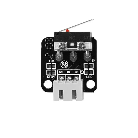 Close-up of end stop limit switch kit for 3D printer X Y Z axis 1 3 5 pack plug and play