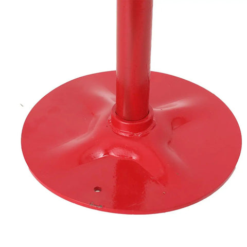 Heavy Duty Under Vehicle Support Stands With One Ton Capacity Featuring No Fuss Height Adjustment And Reinforced Rubber Platform base close-up.