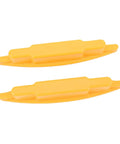 Fafeicy Magnetic Stud Finder with Strong Magnet Features, two yellow plastic tools for locating screws in wood.