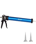 Dual Format Sausage To Cartridge Caulking Gun With 12 To 1 Thrust Aluminum Barrel Converts Between 20 Oz Foil Packs And 10 Oz Cartridges