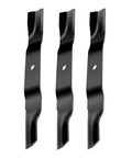 Three Pack 18 Inch Lawn Mower Blades For Gravely 52 Inch Deck Compatible With ZT X ZT XL And ARIENS IKON X IKON XL Replacement