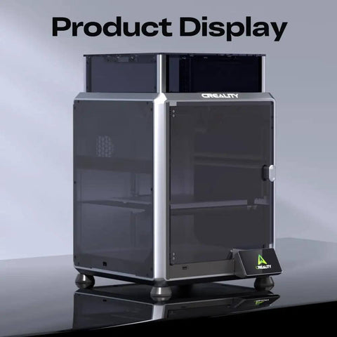 K2 SE Transparent PC Enclosure with Dustproof Tent and Noise Reduction for 3D Printers, front view.