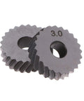 Two Piece Knurl Wheels Knurling Tool Kit 1.0mm 1.2mm 1.8mm 3.0mm For Metalworking Replacement Knurl Wheels And Knurl Pattern Roller