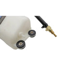 Detail view of Oil Reservoir Tank Assembly For Mercury Outboard DFI 3.0L And 3.2L Engine, showing heavy duty polyethylene material