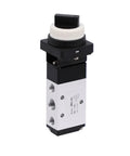 Top Quality Mechanical Valve Button For Pneumatic Systems With Red Solenoid And Ball Valve Design Perfect Upgrade For Your Jmj-01 Or 04 Gearbox Setup, compact design with manual control knob.