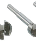 5 Piece Forstner Bit Set With A Badass Grip And Kickin Power High Speed Steel Woodworking Drill Bits showing various sizes for precise hole cutting.