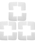 Epe Foam Corner Protectors Pack Of 12 White Lightweight Multi Purpose Edge Cushions for furniture and mirror protection