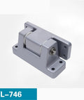 Rugged Aluminum Alloy Cold Storage Door Hinge YL-746 For Semi Embedded Install, One Piece, Built To Take A Beating Heavy Duty Industrial Grade Hardware, Durable Fridge And Freezer Door Pivot For Tough Kitchens Or Warehouses. gray YL-746 hinge