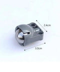 Top Shelf 10 Pack Stainless Steel Ball Caster Wheels With Heavy Duty Plastic Holders Gonna Roll Smooth As Butter Omnidirectional Swivel Casters, gray plastic holder with stainless steel ball, 3.0cm x 2.4cm.