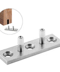 Adjustable Stainless Steel Barn Door Floor Roller Hardware Fittings For Sliding Barn Door Applications Heavy Duty 304 Grade Steel