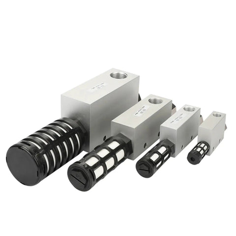 Rock Solid Vacuum Ejector Generator With Pneumatic Air Exhaust And Negative Pressure Control Valve In The CV 10 15 20 Series Featuring 25mm Width 10mm Fitting For No Sweat Factory Suction Power