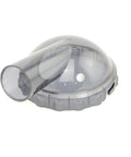 Heavy Duty Planer Dust Collection Bag With Direct Bolt Mount Hardware No Fuss Install For Jobsite Power Tools And Shop Vacuums Hella Durable Build Top Shelf Accessory, with attached clear funnel for dust extraction.