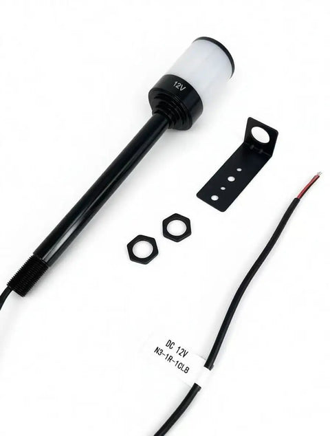DC 12V LED Signal Tower Light With L Shaped Base Pro Grade Industrial Three Color Indicator Beacon With Buzzer components