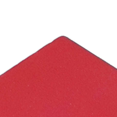 Close-up of Pro Grade Red Aluminum Alloy T Track Sliding Nut 5 Piece Set With T Slot Nut And 2 Metric Female Threads Heavy Duty