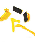 Five Piece Safety Woodworking Push Block And Stick Set With Yellow Plastic Board For Table Saws Router Tables Band Saws And Jointers