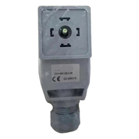 EHH-AMP-702-D-20 Enlarge Board Plug For Proportional Valve System 02-326012 Workhorse Grade Interface Connector front view with sealed base.