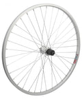 Rear Bicycle Wheel 26x1.5 36H Alloy Rim With Quick Release 135mm Silver Shimano 8 Speed Altus RM30 Hub 14g Spokes